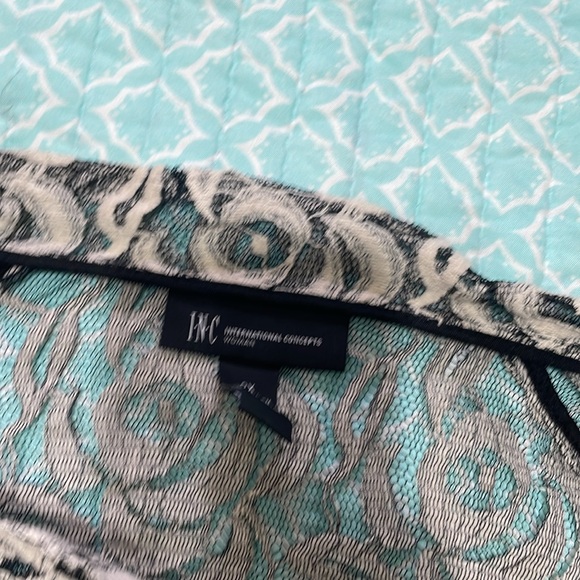 inc floral lace, sheer motor style jacket - Picture 6 of 6